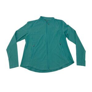 Tuff Veda Women's Yoga Jacket | Full-Zip | Teal | XLarge **NEW